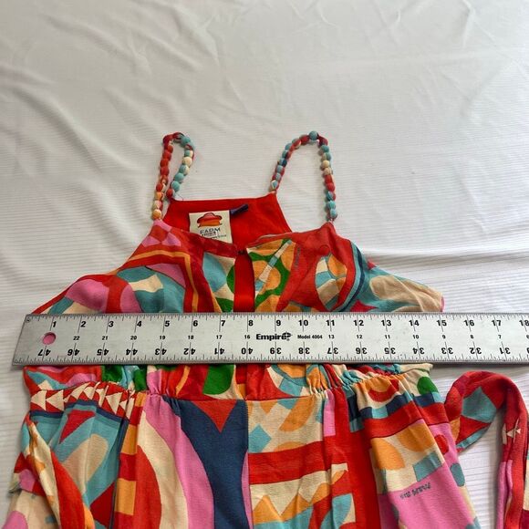 Farm Rio Cutout Retro Boho Hippie Jumpsuit Size XS Read Description - Picture 3 of 9